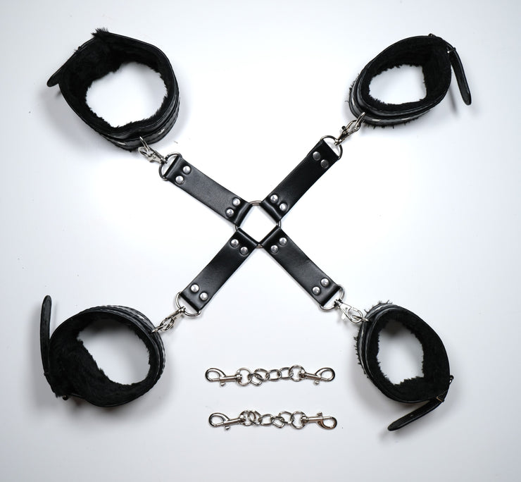 Luxury Soft Furry Wrist and Ankle Cuffs Kit