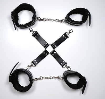 Luxury Soft Furry Wrist and Ankle Cuffs Kit