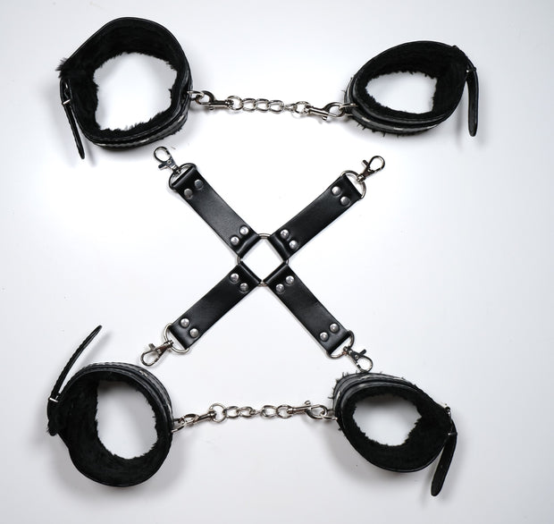 Luxury Soft Furry Wrist and Ankle Cuffs Kit
