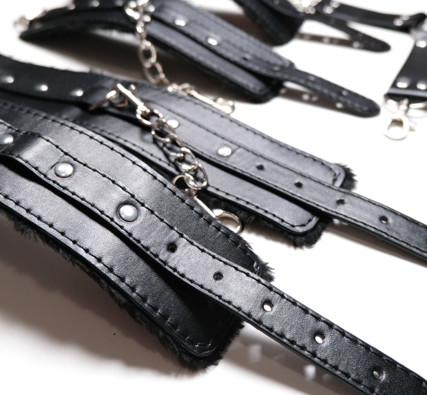 Luxury Soft Furry Wrist and Ankle Cuffs Kit