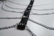 Metal Chain Harness Bra
