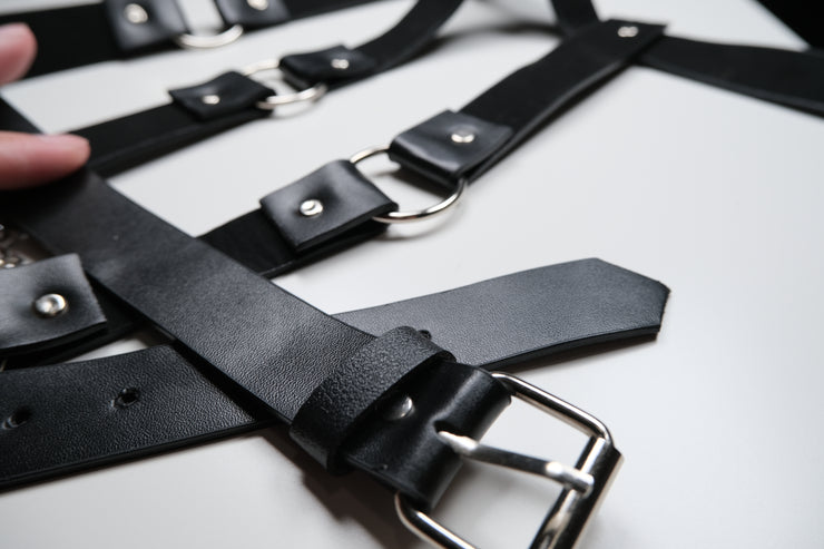 Metal Chain Harness Bra