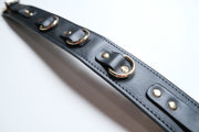 Leather Collar With Handcuffs Set