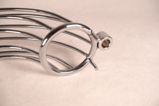 Chastity Cage With Anal Hook