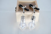 Colorful Light Bulb Nipple Clamps Breast Clips