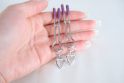 Nipple Clamps With Heart Sexy Adjustable Clips