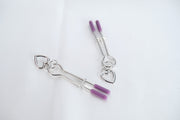 Nipple Clamps With Heart Sexy Adjustable Clips