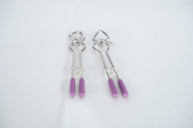 Nipple Clamps With Heart Sexy Adjustable Clips