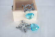 Screw Nipple Clamps With Diamond Pendant
