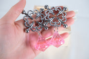 Screw Nipple Clamps With Diamond Pendant