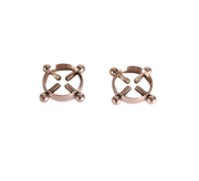 Non-Piercing Adjustable Screw Nipple Clamps