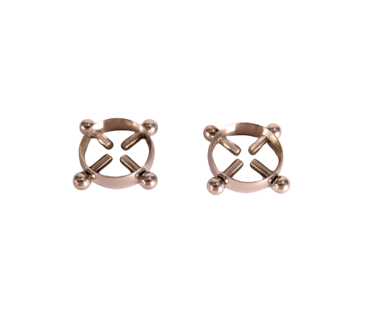 Non-Piercing Adjustable Screw Nipple Clamps