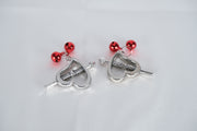 Heart Shaped Nipples Clamp With Red Bell