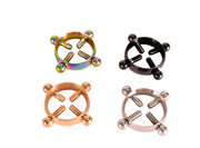 Non-Piercing Adjustable Screw Nipple Clamps