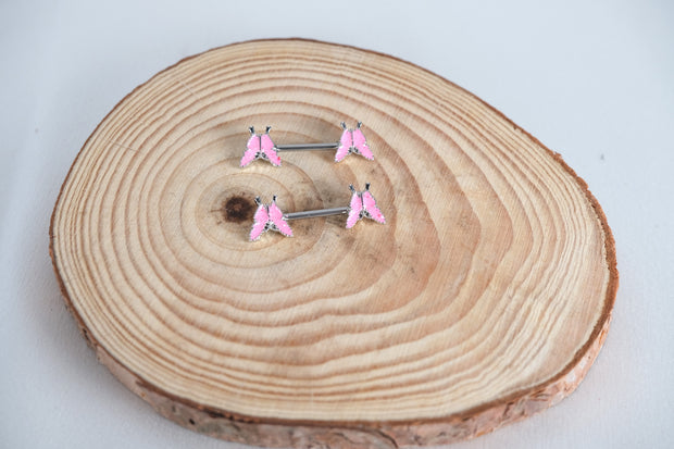 Butterfly Piercing Nipple Ring