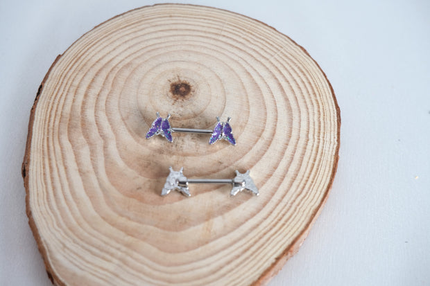 Butterfly Piercing Nipple Ring