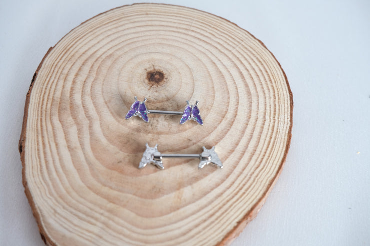 Butterfly Piercing Nipple Ring