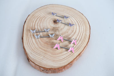 Butterfly Piercing Nipple Ring