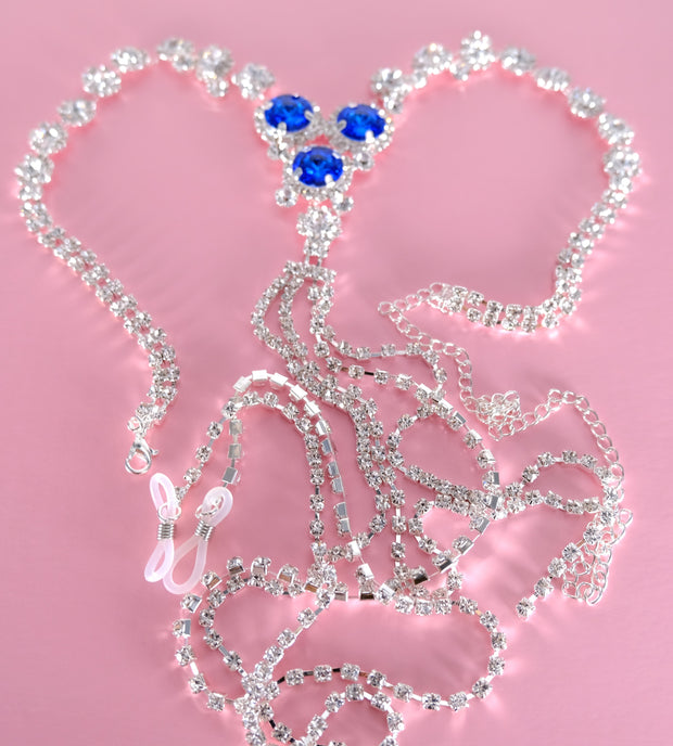 Blue Stone Necklace Body Jewellery