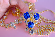 Blue Stone Necklace Body Jewellery