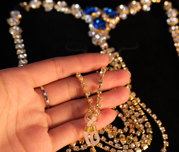 Blue Stone Necklace Body Jewellery