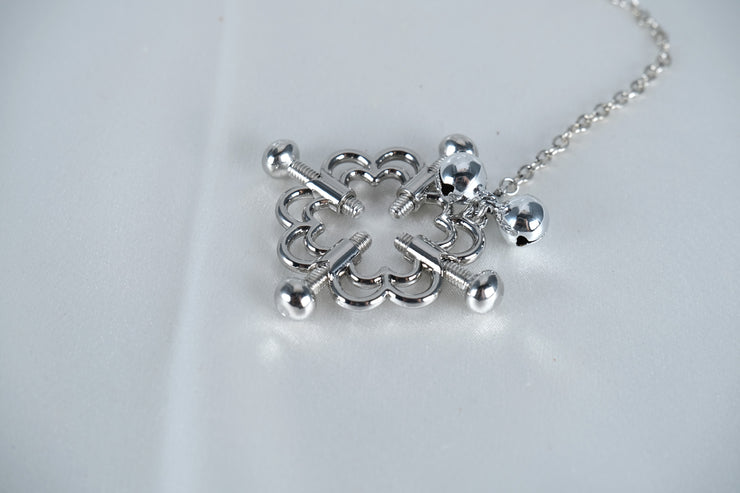Adjustable Screw Nipple Clamps With Chain