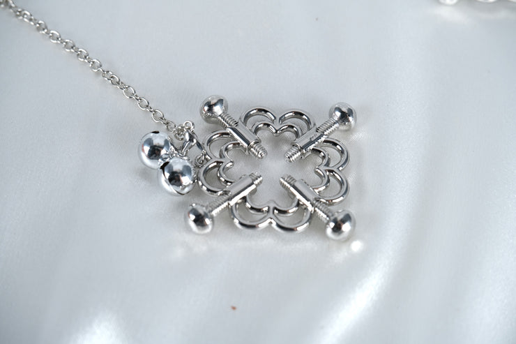 Adjustable Screw Nipple Clamps With Chain