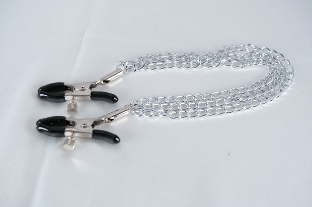 Nipple Clamps With Triple Chain