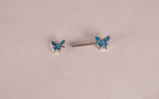 Butterfly Jewelry Straight Nipple Barbell