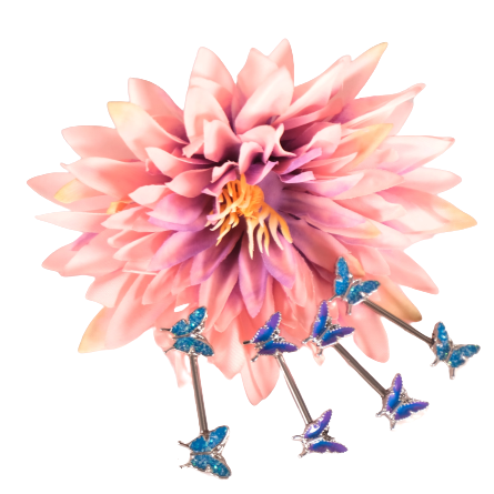 Butterfly Jewelry Straight Nipple Barbell