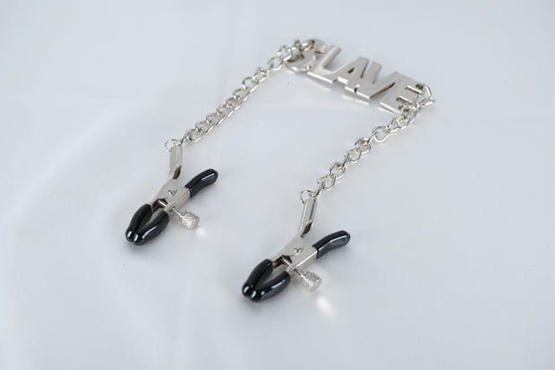 Nipple Clamps With Chain Tag