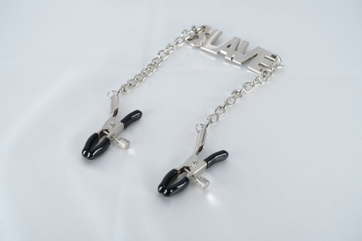 Nipple Clamps With Chain Tag