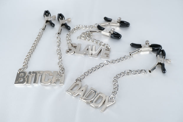 Nipple Clamps With Chain Tag