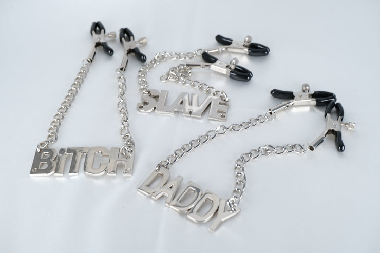 Nipple Clamps With Chain Tag