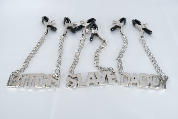 Nipple Clamps With Chain Tag