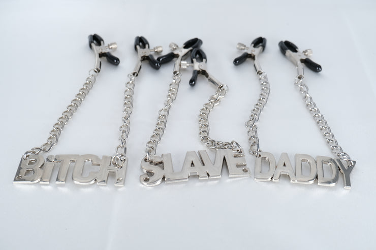 Nipple Clamps With Chain Tag