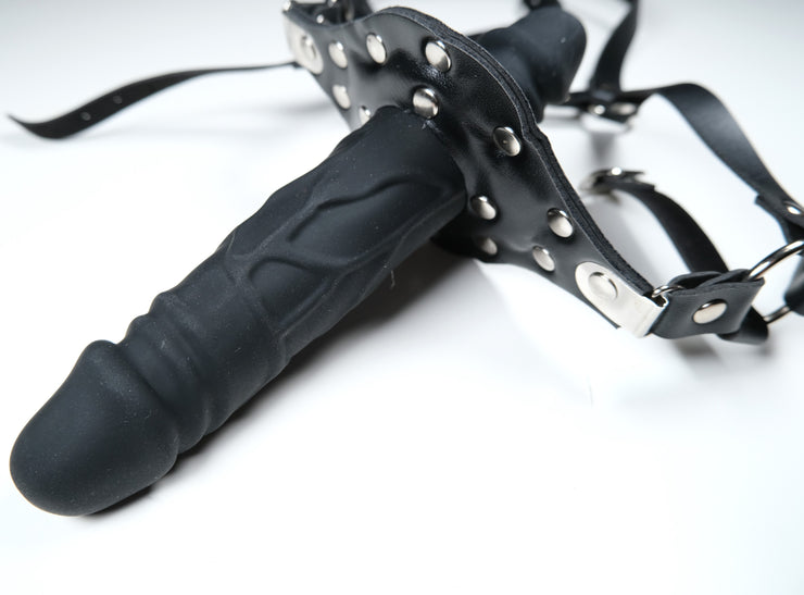 Double Penis Gags With Head Harness