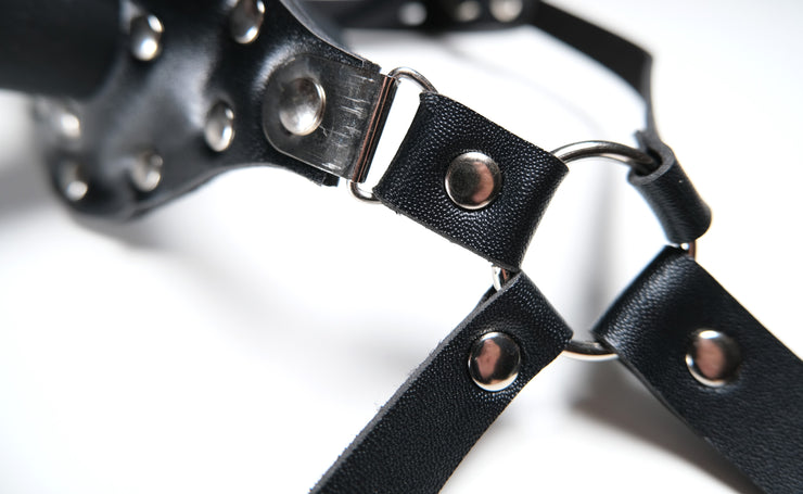 Double Penis Gags With Head Harness