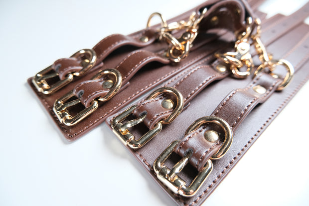Luxury Hand-Crafted Italian Leather Handcuffs
