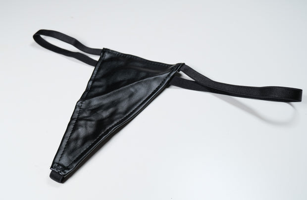 Leather Choker Dress Bodysuit Lingerie
