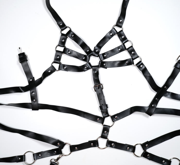 BDSM Leather Bondage Harness Lingerie Harness Belt Thigh Harness Leg Harness