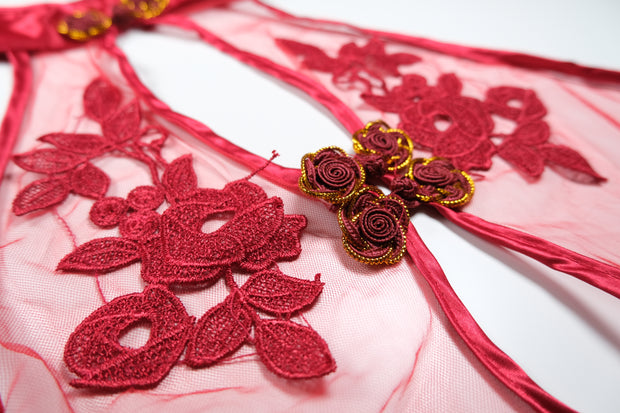 Cheongsam Lingerie with Matching Thong