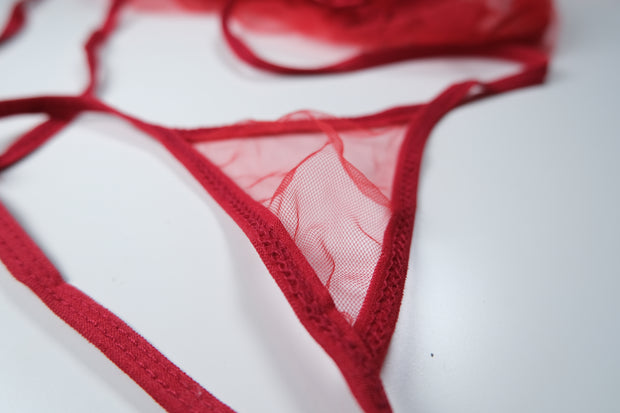Cheongsam Lingerie with Matching Thong
