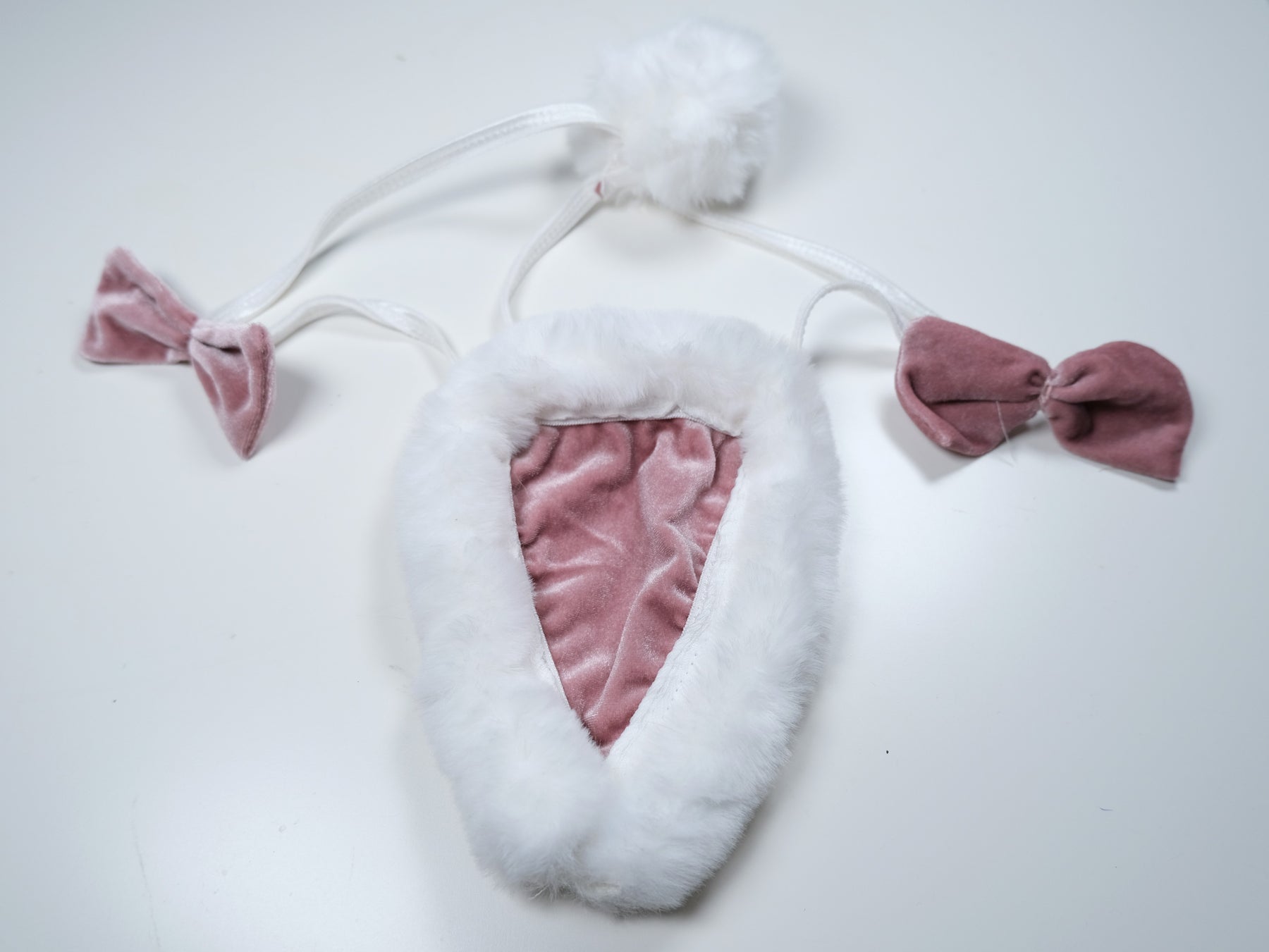 Bunny Girl Cute Fluffy Lingerie Set Bra and Panty Set Thong Bunny ...