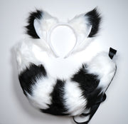 Black Lolita Cosplay Wolf Ear Kit