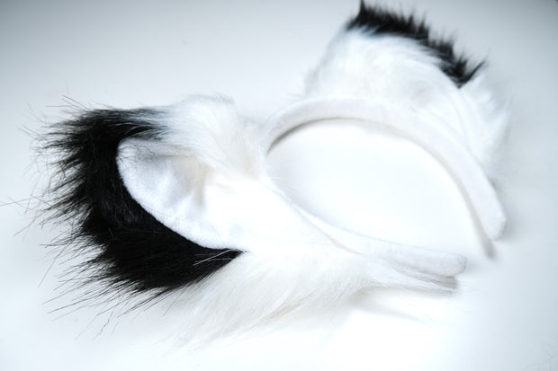 Black Lolita Cosplay Wolf Ear Kit