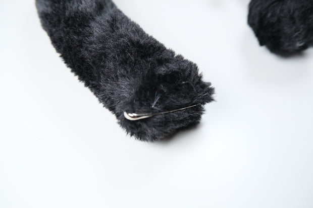 Black Cat Paw Gloves Cosplay Set