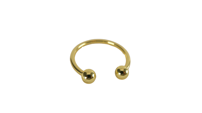 Cock Ring With Two Pressure Balls