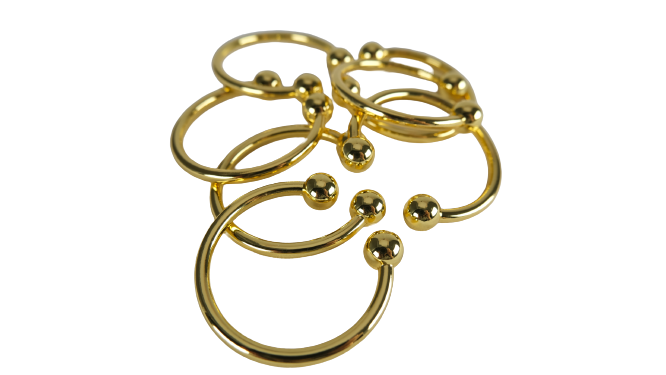 Cock Ring With Two Pressure Balls