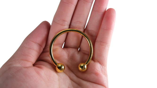 Cock Ring With Two Pressure Balls